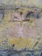 Tipologia de creus I<br>Sanaüja (La Segarra): Creu llatina localitzada en un dels murs de la capella de Sta. Magdalena Autor: Jordi Bibià Tipologia de creus I<br>Sanaüja (La Segarra): Creu llatina localitzada en un dels murs de la capella de Sta. Magdalena Autor: Jordi Bibià