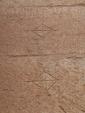 Marques de picapedrer<br>Alquézar: Marca de picapedrer, veiemen aquest un quadrat girat 45º i atravessat per una creu. Autor: Jordi Bibià Marques de picapedrer<br>Alquézar: Marca de picapedrer, veiemen aquest un quadrat girat 45º i atravessat per una creu. Autor: Jordi BibiÃ