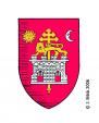 Tipologia de creus I<br>Albi: Una altra creu de dos braços a l'escut de la ciutat d'Albi. Autor: Jordi Bibià Tipologia de creus I<br>Albi: Una altra creu de dos braços a l'escut de la ciutat d'Albi. Autor: Jordi Bibià