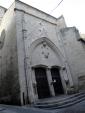 Besiers<br> Façana principal de l'església gótica (s. XV) dels <strong>Penitents</strong>, al centre històric de la ciutat. Patí la destrucció del cor i d'altres parts al s. XIX. Resultà ser una caixa de sorpreses. Al carrer 4 de setembre. Autor: Jordi Bibià Besiers<br> Façana principal de l'església gótica (s. XV) dels <strong>Penitents</strong>, al centre històric de la ciutat. Patí la destrucció del cor i d'altres parts al s. XIX. Resultà ser una caixa de sorpreses. Al carrer 4 de setembre. Autor: Jordi Bibià