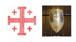 Tipologia de creus I<br>Barcelona: <strong>La creu de Jerusalem.</strong> A la foto la podem veure en un escut de l'església de Santa Anna de Barcelona. Autor: Jordi Bibià Tipologia de creus I<br>Barcelona: <strong>La creu de Jerusalem.</strong> A la foto la podem veure en un escut de l'església de Santa Anna de Barcelona. Autor: Jordi Bibià