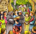 Mapes, plànols, i altres imatges<br> : Recreació d'un consolamentum, el ritual càtar per excel·lència Autor: Jordi Bibià Mapes, plànols, i altres imatges<br> : Recreació d'un consolamentum, el ritual càtar per excel·lència Autor: Jordi Bibià