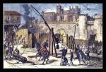 Mapes, plànols, i altres imatges<br>Besiers: Representació litogràfica de l'atac i posterior presa de Besiers. Un dels inicis de la croada. Any 1209. Al fons, la catedral de Sant Nasari. Mapes, plànols, i altres imatges<br>Besiers: Representació litogràfica de l'atac i posterior presa de Besiers. Un dels inicis de la croada. Any 1209. Al fons, la catedral de Sant Nasari.