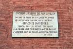 Tolosa del Llenguadoc<br>Jardins de Montoliu: Placa commemorativa del lloc i del moment de la mort de Simó de Montfort Autor: Tomàs V. Alonso Tolosa del Llenguadoc<br>Jardins de Montoliu: Placa commemorativa del lloc i del moment de la mort de Simó de Montfort Autor: Tomàs V. Alonso