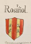 Escuts de llinatges, poblacions i institucions<br>Del Rosselló a Mallorca: Originaris del Rosselló. Autor: Adarga Mallorquina Escuts de llinatges, poblacions i institucions<br>Del Rosselló a Mallorca: Originaris del Rosselló. Autor: Adarga Mallorquina