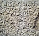 Marques de picapedrer<br>Castell de l'Espluga Calba: Octagrama Autor: Jordi Bibià Balada Marques de picapedrer<br>Castell de l'Espluga Calba: Octagrama Autor: Jordi Bibià Balada