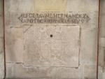 Esteles funeràries i lloses sepulcrals<br>Santa Maria del Mar. Barcelona.: Apotecari. Autor: Jordi Bibià Balada Esteles funeràries i lloses sepulcrals<br>Santa Maria del Mar. Barcelona.: Apotecari. Autor: Jordi Bibià Balada