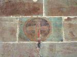 Epigrafies, grafits i altres marques<br>Montsó: Creu proporcional. Autor: Jordi Bibià Epigrafies, grafits i altres marques<br>Montsó: Creu proporcional. Autor: Jordi Bibià