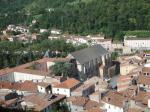 Foix<br>Castell de Foix: Sant Volusià vist des del castell. Autor: Jordi Bibià Foix<br>Castell de Foix: Sant Volusià vist des del castell. Autor: Jordi BibiÃ
