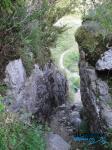 ROCAFIXADA. País de Foix (Arièja)<br>Rocafixada: L'estret accés a l'entrada al castell. Autor: Jordi Bibià ROCAFIXADA. País de Foix (Arièja)<br>Rocafixada: L'estret accés a l'entrada al castell. Autor: Jordi Bibià