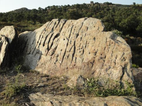 16.3.2009 Diverses creus realitzades de manera rudimentària. Es desconeix la datació, però per alguna cosa són al Cap de Creus, al terme de Vilajuïga, de camí a Sant Pere de Rodes            Vilajuïga (Alt Empordà) -  Jordi Bibià