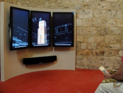 5.10.2009 L'audiovisual que hi ha al museu de l'abadia és força interessant         Museu de l'abadia -  Jordi Bibià