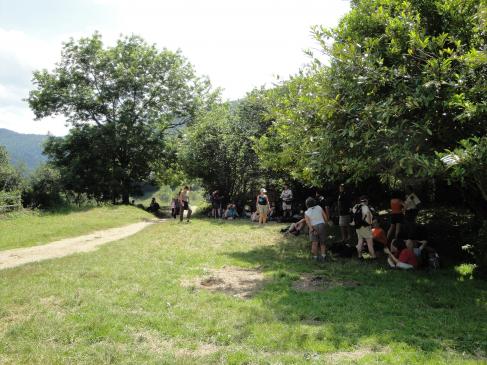 27.6.2009 Vista parcial del Prat dels Cremats. Anada amb la UEC (Unió Excursionista de Catalunya).  Montsegur -  Jordi Bibià