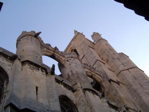 28.8.2009 Un aspecte de la majestuosa catedral de Sant Just i Pastor.  Narbona -  Jordi Bibià