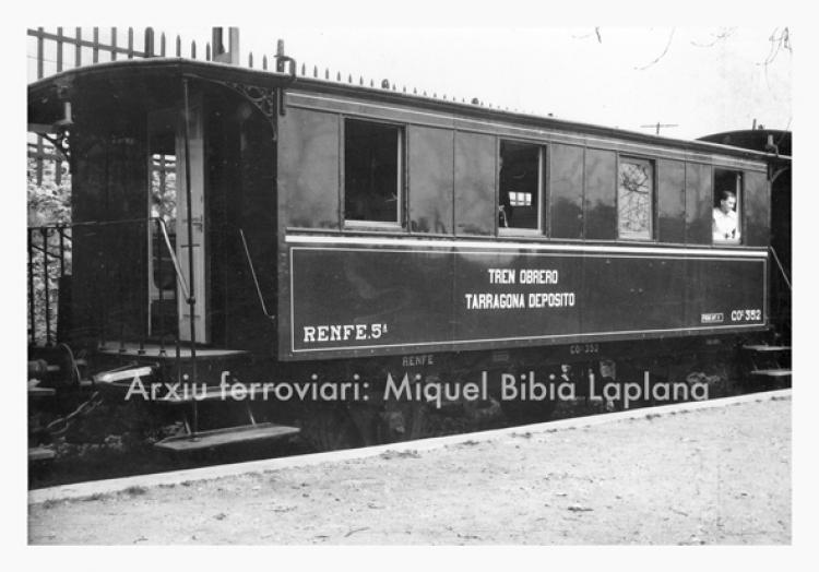 12.10.2013 Vagó del tren obrer de Tarragona  Tarragona -  Miquel Bibià Laplana