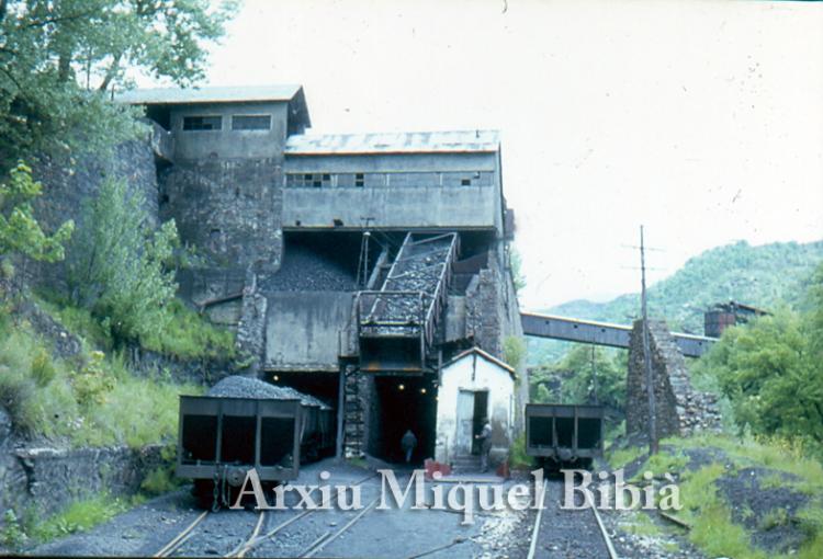 6.5.1958 Tren miner  Villablino -  Miquel Bibià