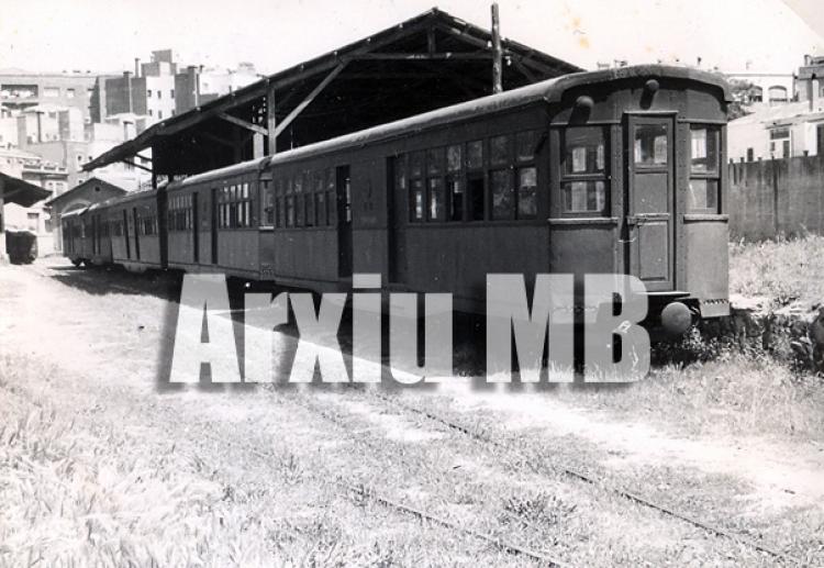 6.5.1958 El carrilet de Sant Feliu de Guíxols  -  Miquel Bibià