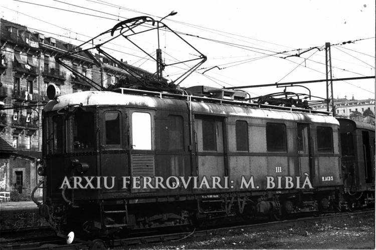 6.5.1958 Ferrocarriles vascos.  -  Miquel Bibià