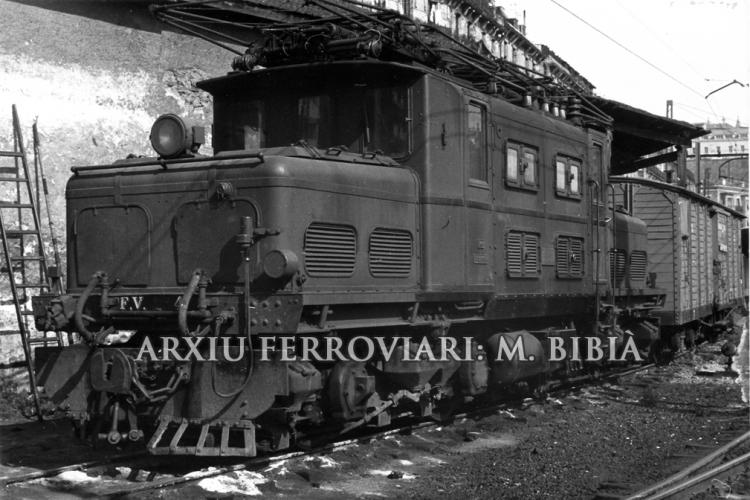 6.5.1958 Ferrocarriles vascos.  -  Miquel Bibià