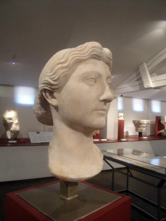 2.7.2013 El bust de Lívia. Època romana. Museu de Sant Ramon.  Tolosa del Llenguadoc. -  Jordi Bibià