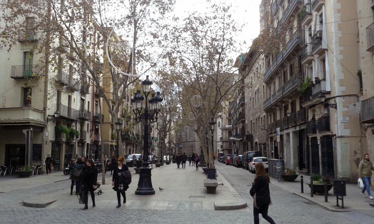 6.5.2017 Passeig del Born. En aquest indret es celebraven els tornejos i les fogueres de la inquisició.  El born -  Jordi Bibià