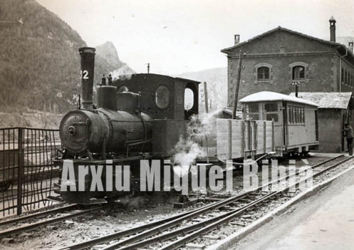 5.11.2017 Ferrocarril secundari de Guardiola del Berguedà.  Castellar de N'Hug. 1958 -  Miquel Bibià Laplana