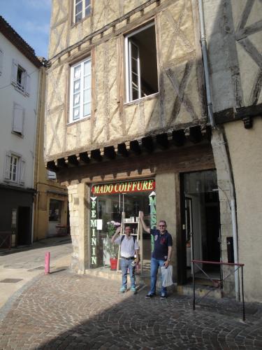 29.7.2018 Amb el Francesc Sangar i Josep Lluís Soler.  Centre de Foix. -  Jordi Bibià