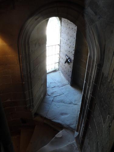 29.7.2018 Accès principal a una de les torres.  Castell de Foix. -  Jordi Bibià