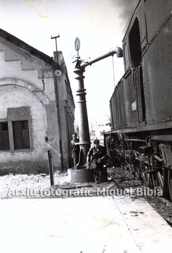 6.5.1958 Fent aigua  Balaguer -  Miquel Bibià Laplana