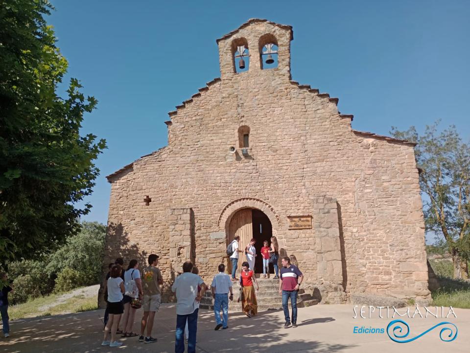 28.6.2023 Visita a l'església de Santa Maria de Palau.  Palau. La Baronia de Rialb. -  J. Bibià