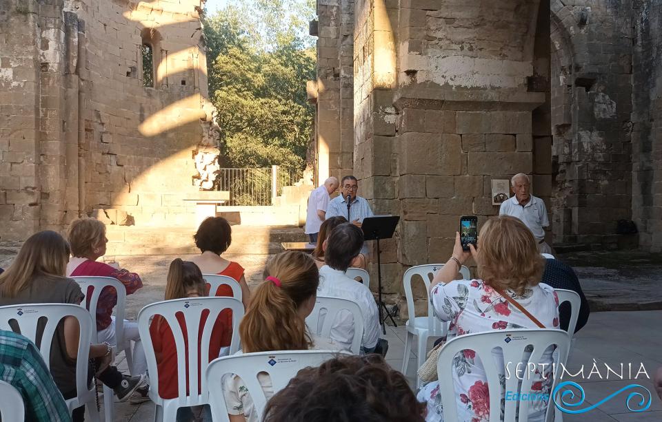28.6.2023 Recital poètic de Jaume Invernon.  Santa Maria de Gualter- -  J. Bibià