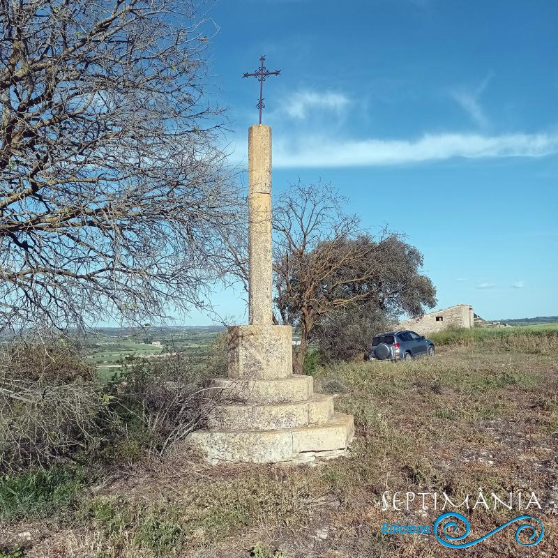 13.4.2024 Creu de terme de Granyena.  Granyena de Segarra. -  J, Bibià