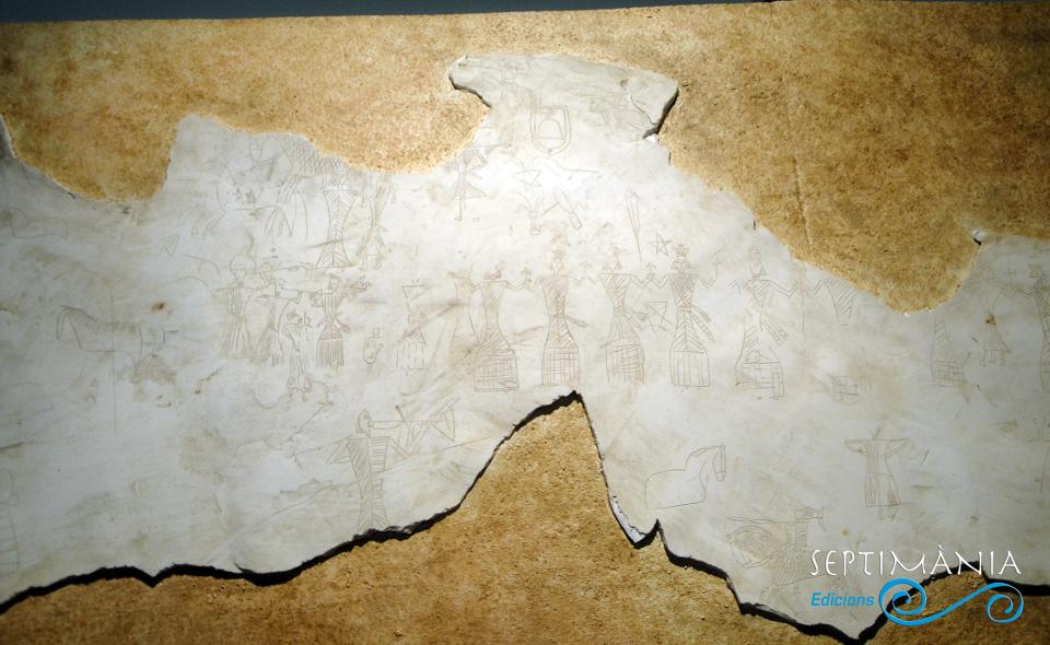 13.9.2024 Reproducció dels grafits d’Oroners. Cal dir que la còpia està molt ben feta.  Museu de la Noguera. Balaguer -  J. Bibià