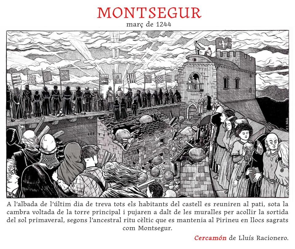 14.2.2025 La rendició de Montsegur. Cercamón de Lluís Racionero.  -  J. Bibià