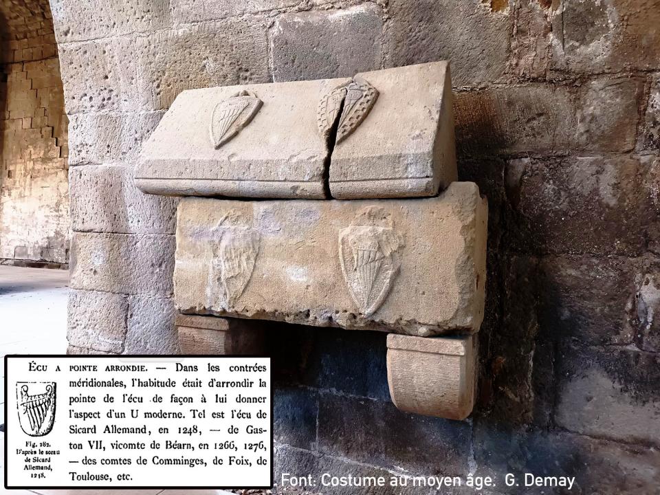 6.8.2025 Ossera del llinatge Alemany, també Alentorn o Aler.   Monestir de Santa Maria de Gualter. -  J. Bibià