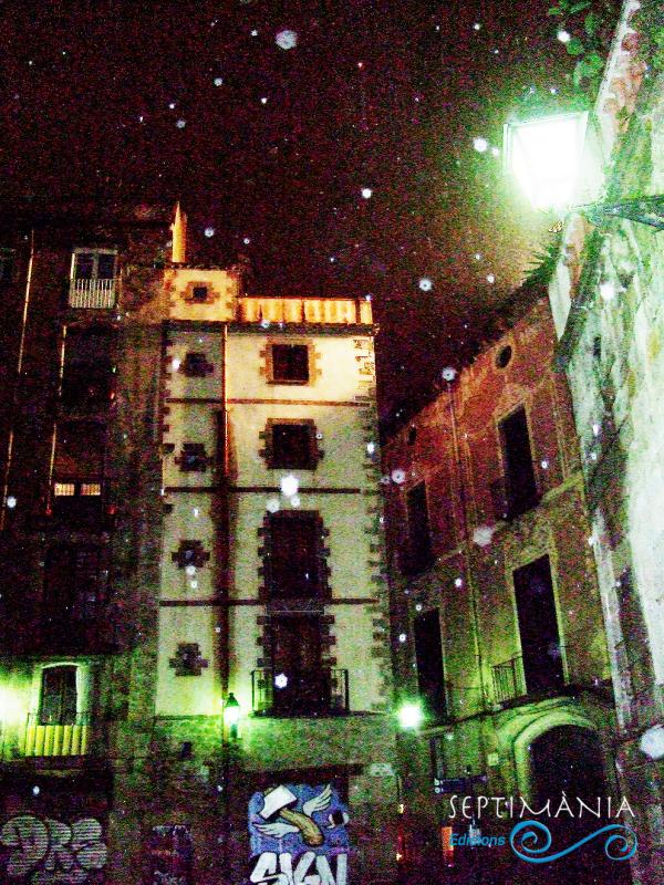 17.8.2025 Plaça de Sant Just. Una nit d'aiguaneu.  -  J. Bibià