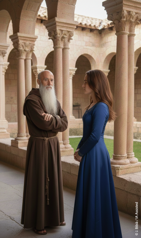 26.2.2026 Ermessenda amb Oliba a Cuixà.   Cuixà -  J. Bibià