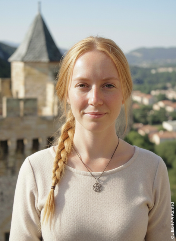 26.2.2026 Dama foixenca amb pentacle.  Foix -  J. Bibià