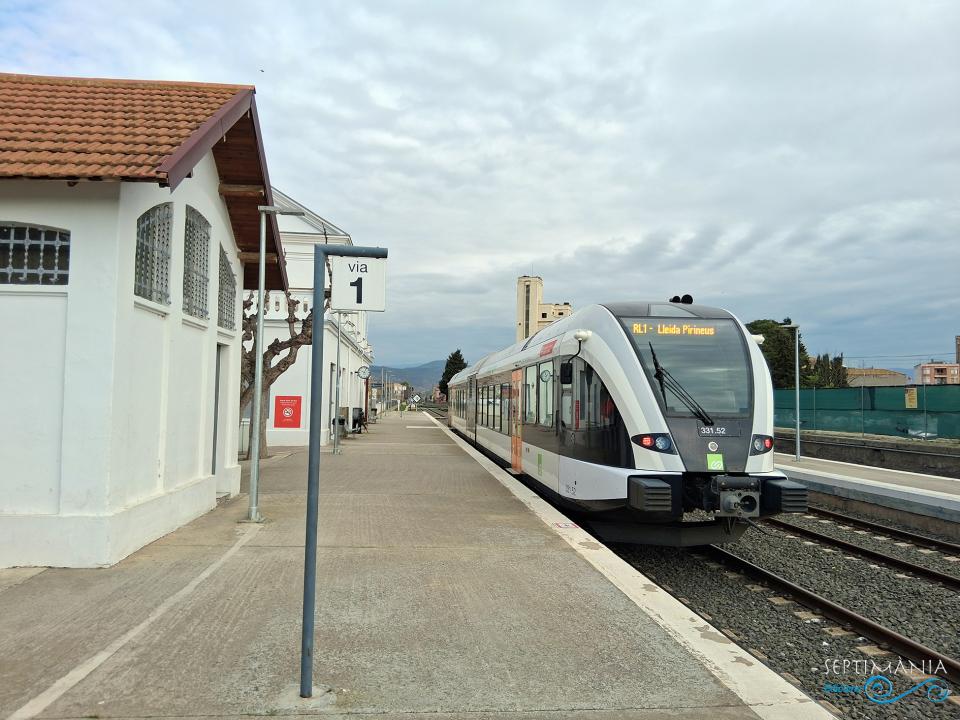 22.3.2026 Estació de Balaguer.  Balaguer -  J. Bibià