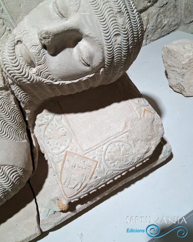 10.4.2026 Escultura de Bernat de Boixadors. 1ers de s. XIII.   Museu de Guimerà -  J. Bibià
