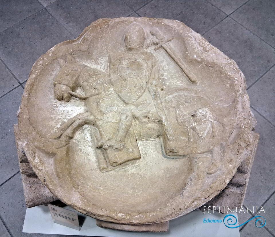 12.4.2026 Clau de volta amb la representació d'un cavaller. Els Boixadors.  Oficina de Turisme / Museu de Guimerà- -  J. Bibià