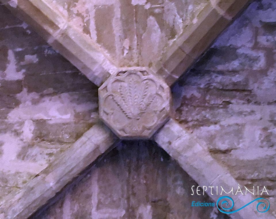 13.4.2026 Clau de volta amb motiu vegetal. Cervera?  Convent de Sant Domènec de Cervera. -  J. Bibià