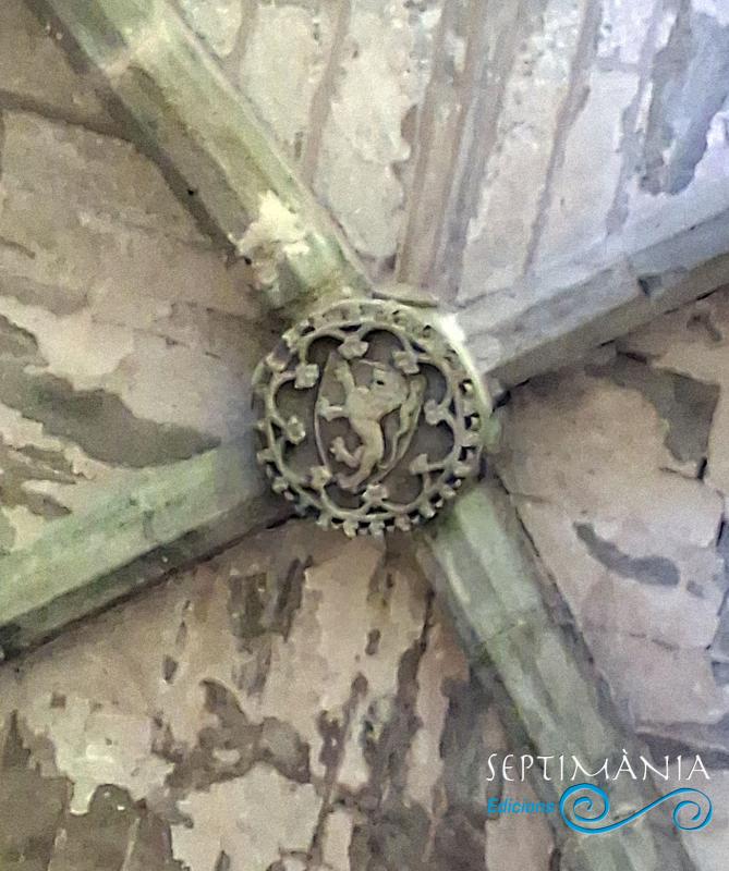 13.4.2026 Clau de volta amb heràldica.  Convent de Sant Domènec de Cervera. -  J. Bibià