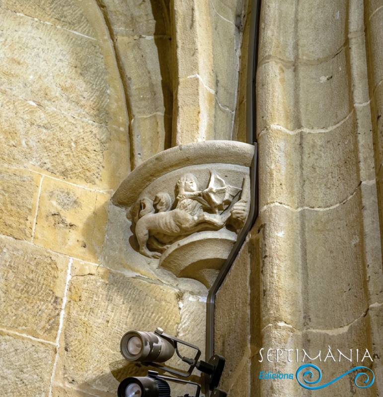 24.4.2026 Mènsula amb el signe de sagitari.  Santa Maria de Balaguer. -  J. Bibià