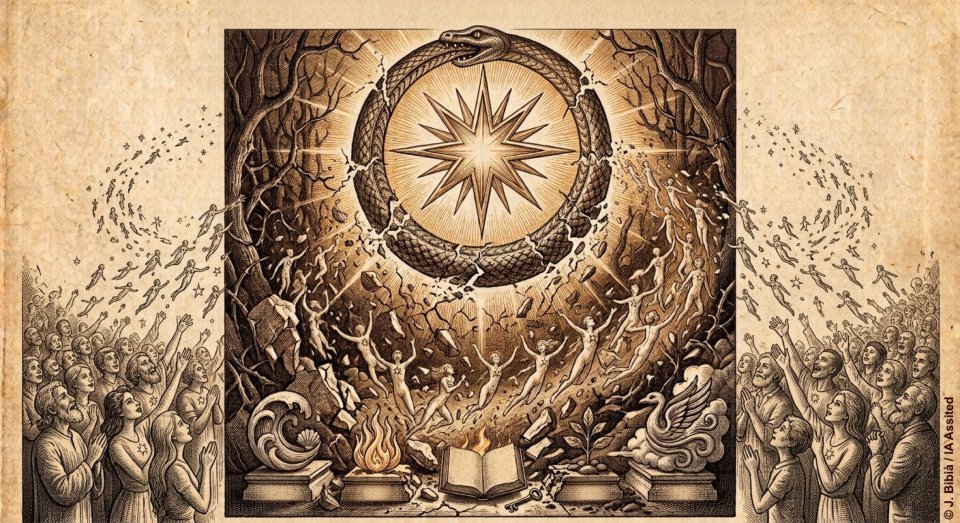 L'ouroboros místic i el despertar del triomf sobre la matèria. 24.8.2026 L'ouroboros místic i el despertar del triomf sobre la matèria. - jordi bibia