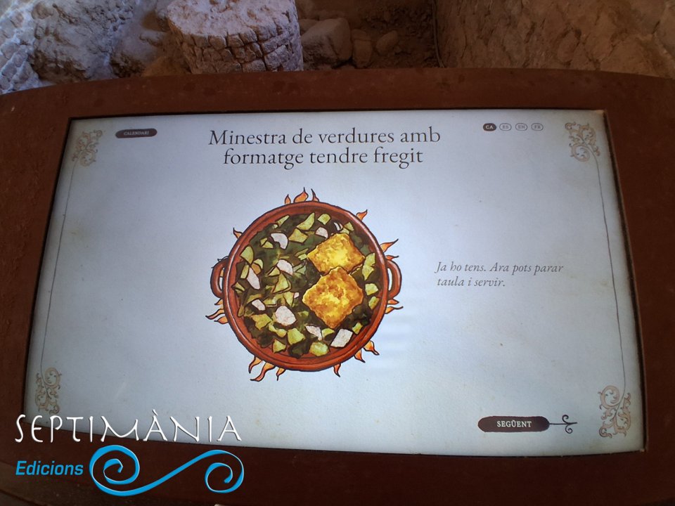 20.9.2026 Panell interessant sobre les dietes dels templers.  Castell de Miravet -  jordi bibia