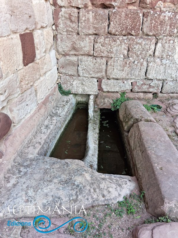 25.9.2026 Sepultures properes al mur de l'església.  Escornalbou -  jordi bibia