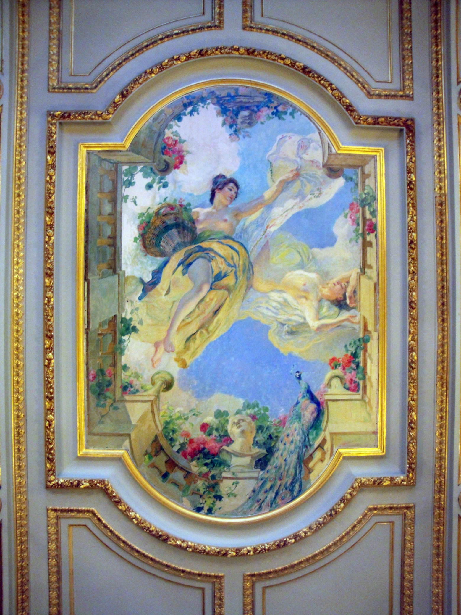 06.09.2011 Una de les nombroses pintures al sostre del Capitoli de Tolosa  Tolosa del Llenguadoc -  Jordi Bibià