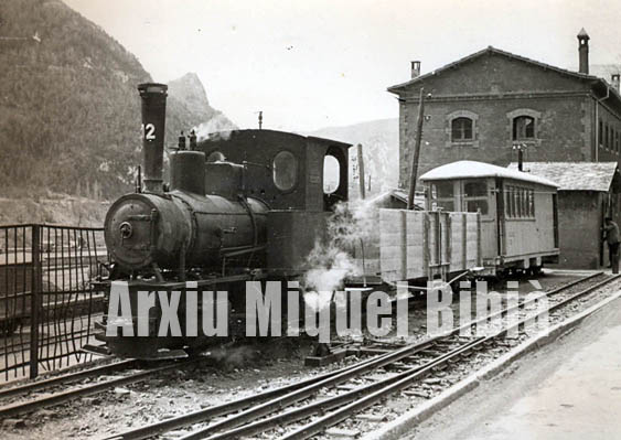 05.11.2017 Ferrocarril secundari de Guardiola del Berguedà.  Castellar de N'Hug. 1958 -  Miquel Bibià Laplana