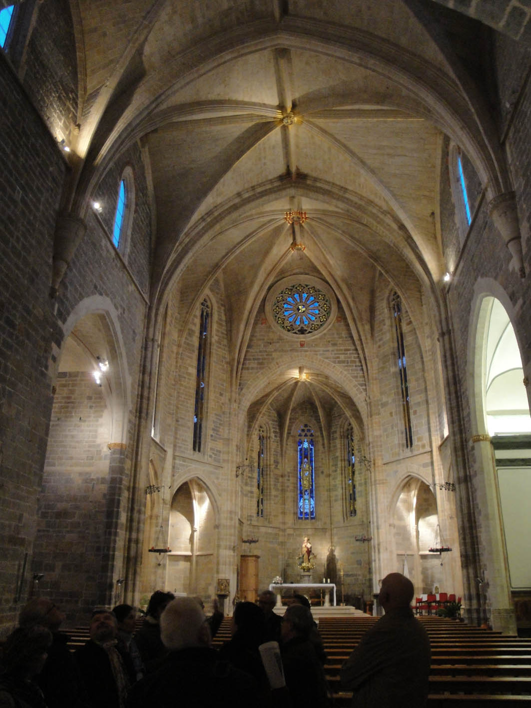 27.11.2017 Interior de l'església.  Sant Mateu. -  Jordi Bibià